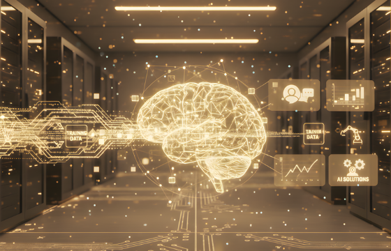 AI development services including machine learning NLP and computer vision for businesses