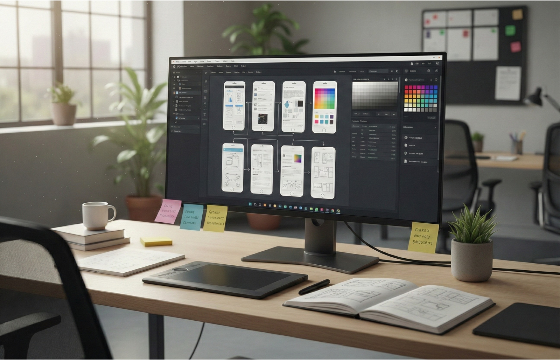 UI UX design services for web and mobile applications focused on usability and conversion